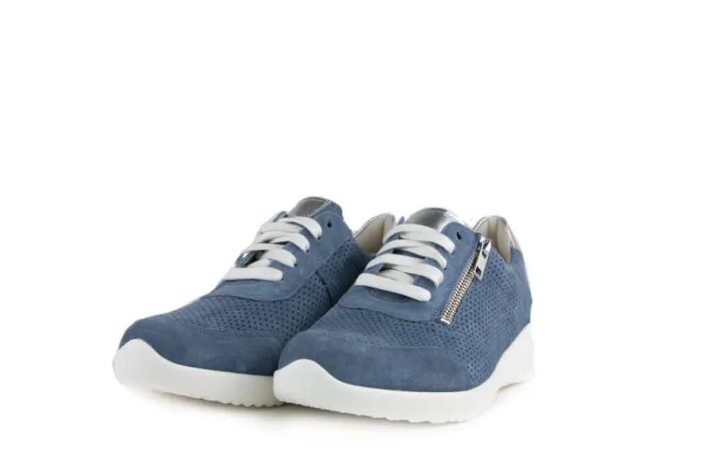 Sneakers | Wijdte H^Solidus Sneaker Hyle Jeans Silver