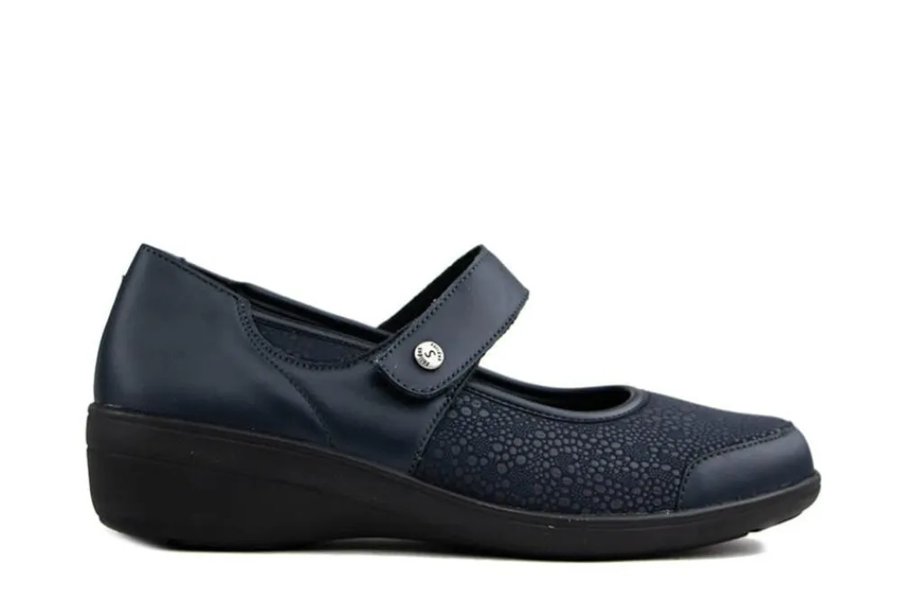 (klitten)bandschoenen | Wijdte J^Solidus Bandschoen Hedda Ocean Nightblue Bubble