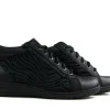 Veterschoenen | Wijdte K^Solidus Hoge Veterschoenen Zwart Kate Shape
