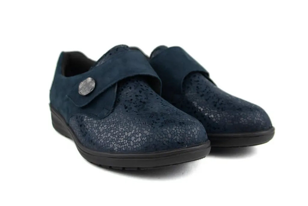 (klitten)bandschoenen | Wijdte K^Solidus Klittenband Kate Astrato Nubuck Ocean