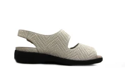 Sandalen En Slippers | Wijdte H^Solidus Sandaal Lia Downy Mat Lino