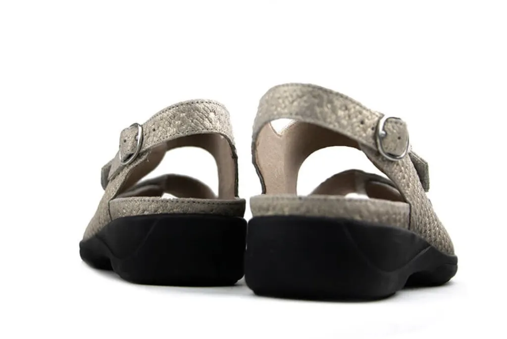 Sandalen En Slippers | Wijdte H^Solidus Sandaal Lia Downy Mat Lino