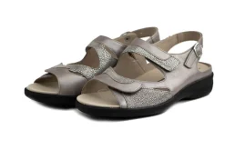 Sandalen En Slippers | Wijdte H^Solidus Sandaal Lia Marmo Taupe Mini