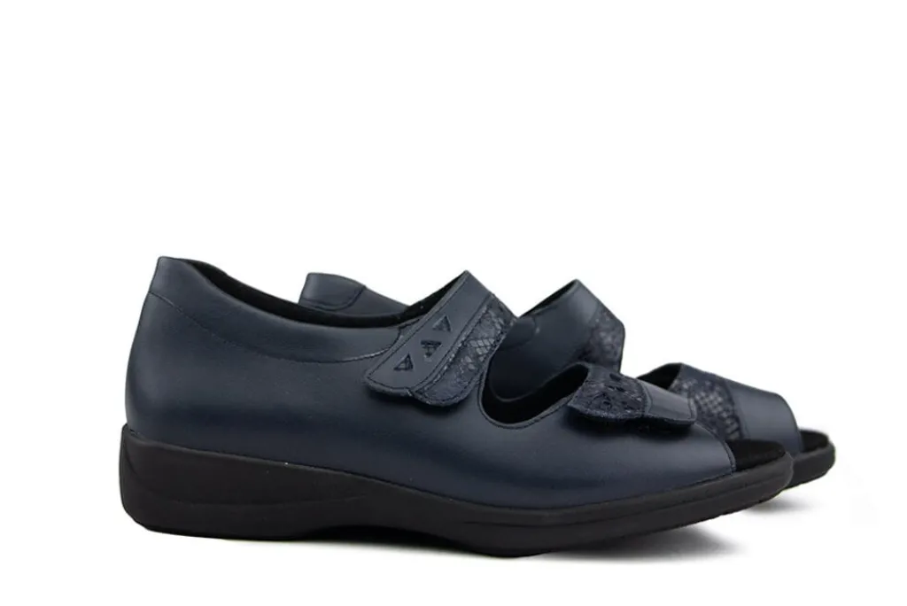 Sandalen En Slippers | Wijdte H^Solidus Sandaal Lia Ocean Nightblue H