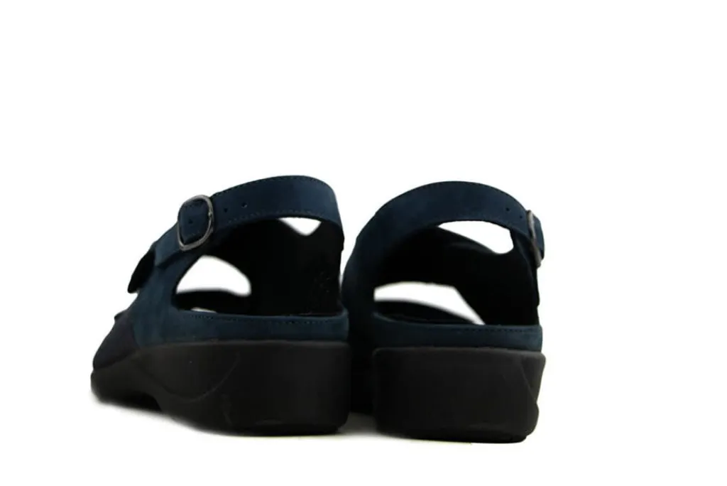 Sandalen En Slippers | Wijdte H^Solidus Sandaal Lia Ocean Nightblue Bubble Flex