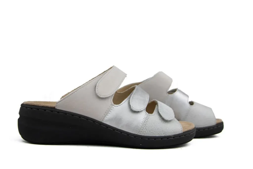 Sandalen En Slippers | Wijdte H^Solidus Slipper Crystal Grey Lino H