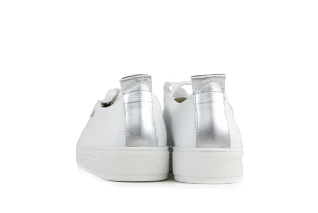 Sneakers | Wijdte H^Solidus Sneaker Hazel Weiss Silver H