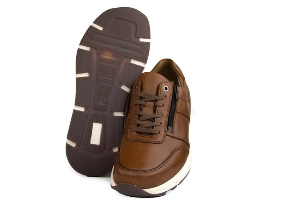 Sneakers^Solidus Sneaker Kai Rake Cognac