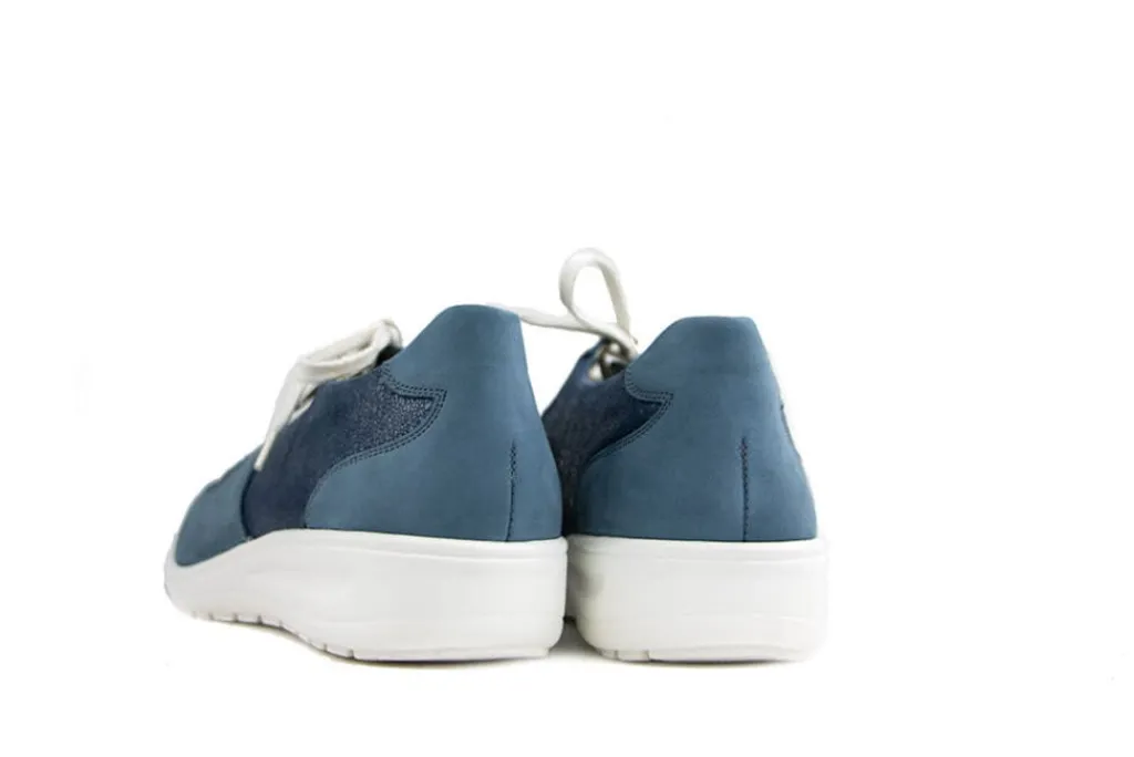 Veterschoenen | Wijdte K^Solidus Veter Kate Serenity Jeans Navy