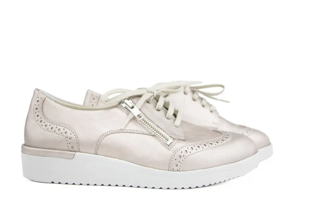 Veterschoenen | Wijdte K^Solidus Veter Kathy Akoya Champagne