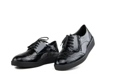 Veterschoenen | Wijdte K^Solidus Veter Kathy Perllack Schwarz