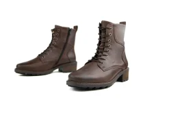 Veterboots En Bikerboots | Wijdte K^Solidus Veterboot Kinga Crust Darkbrown