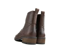 Veterboots En Bikerboots | Wijdte K^Solidus Veterboot Kinga Crust Darkbrown