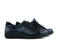 Veterschoenen | Wijdte H^Solidus Veterschoenen Blauw Heaven Multi
