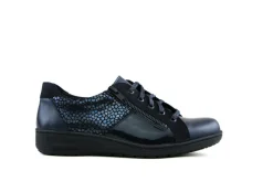 Veterschoenen | Wijdte H^Solidus Veterschoenen Blauw Heaven Multi