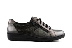 Veterschoenen | Wijdte H^Solidus Veterschoenen Grijs Heaven Multi Cigno