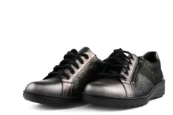 Veterschoenen | Wijdte H^Solidus Veterschoenen Grijs Heaven Multi Cigno