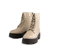 Veterboots En Bikerboots^Tommy Hilfiger Bicolor Lace Up Beige