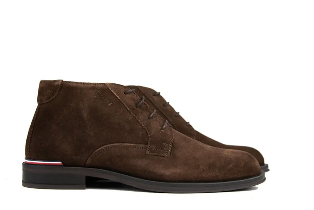 Veterboots En Bikerboot^Tommy Hilfiger Core Boot Cacoa