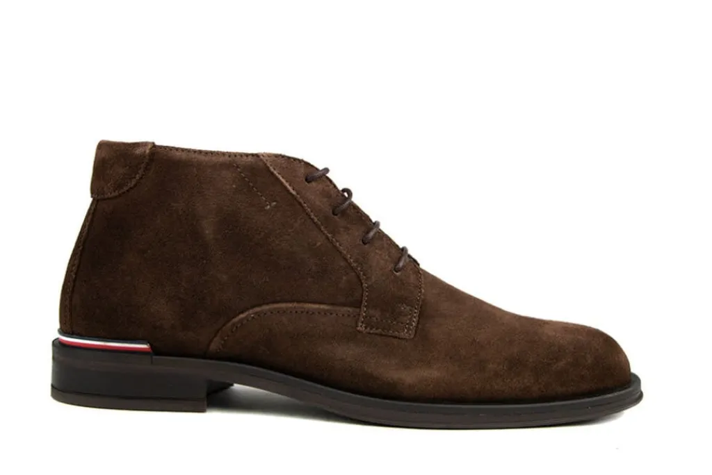 Veterboots En Bikerboot^Tommy Hilfiger Core Boot Cacoa