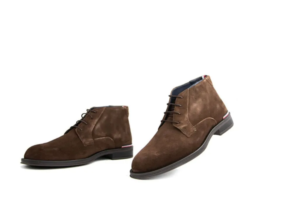 Veterboots En Bikerboot^Tommy Hilfiger Core Boot Cacoa
