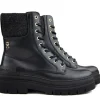Veterboots En Bikerboots^Tommy Hilfiger Feminine Felt Lace Up Bootie Black