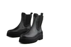 Chelsea Boots^Tommy Hilfiger Feminine Felt Chelsea Black
