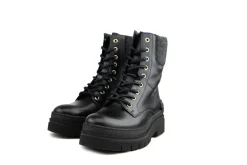 Veterboots En Bikerboots^Tommy Hilfiger Feminine Felt Lace Up Bootie Black