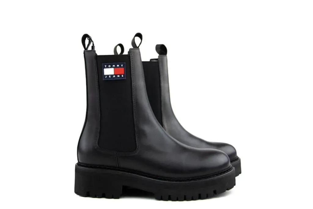 Chelsea Boots^Tommy Hilfiger Jeans Urban Chelsea Black