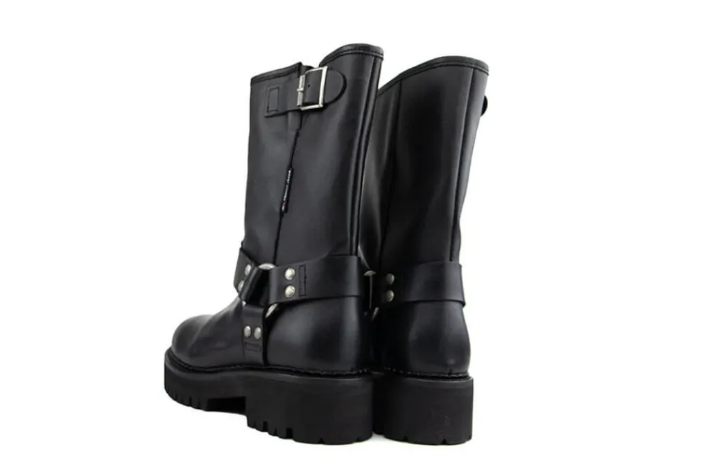Veterboots En Bikerboots^Tommy Hilfiger Jeans Urban Biker Boot Black