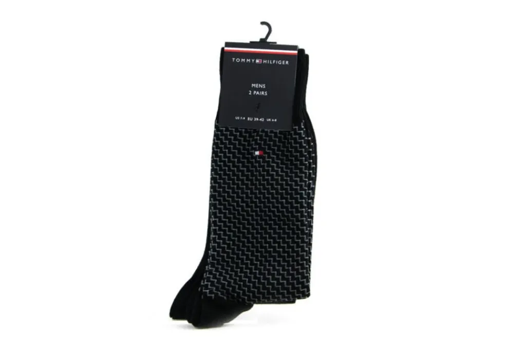 Herenaccessoires | Sokken^Tommy Hilfiger Seasonal Sock Graphic Black