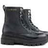 Veterboots En Bikerboots^Tommy Hilfiger Veterboots Bicolor Lace Up Black