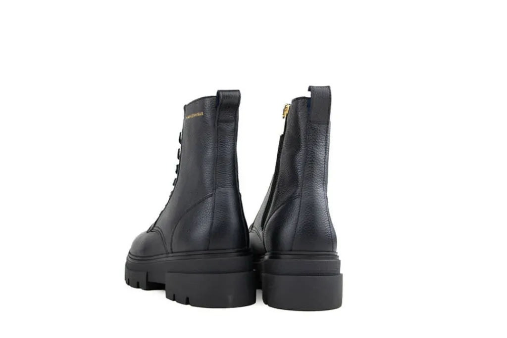 Veterboots En Bikerboots^Tommy Hilfiger Veterboots Bicolor Lace Up Black