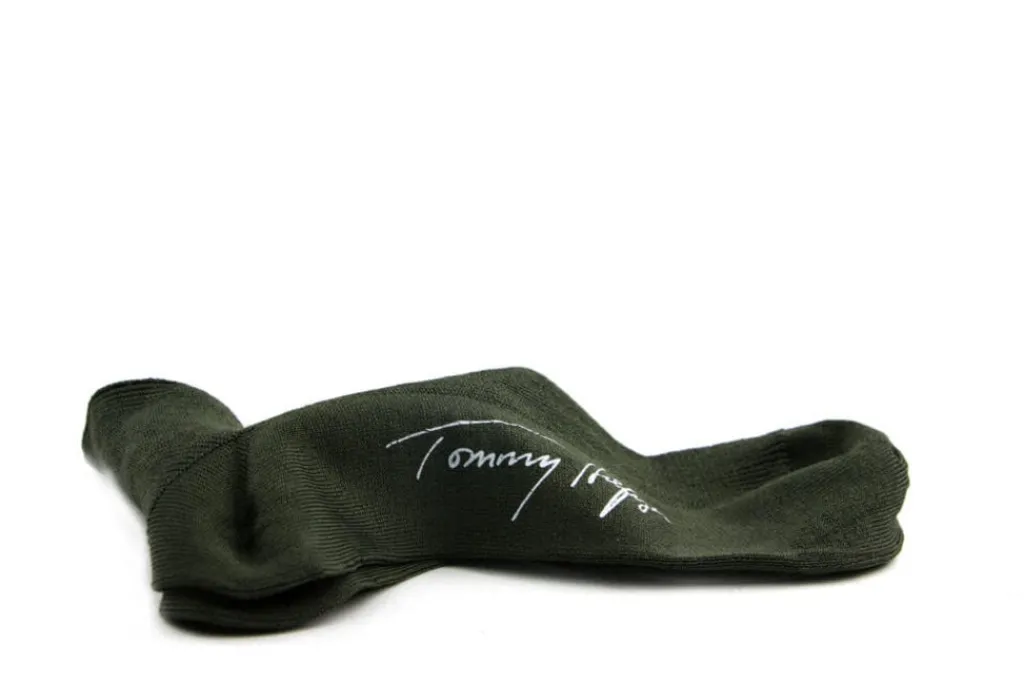 Sokken | Damesaccessoires^Tommy Hilfiger Women Short Sock Small Rib Olive