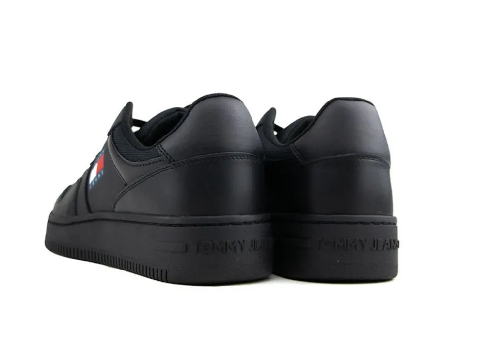Sneakers^Tommy Hilfiger Jeans Retro Basket Sneaker Black