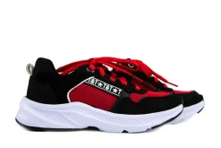 Sneakers^Trackstyle Sneaker Ilay Iccon Black Red