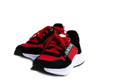 Sneakers^Trackstyle Sneaker Ilay Iccon Black Red