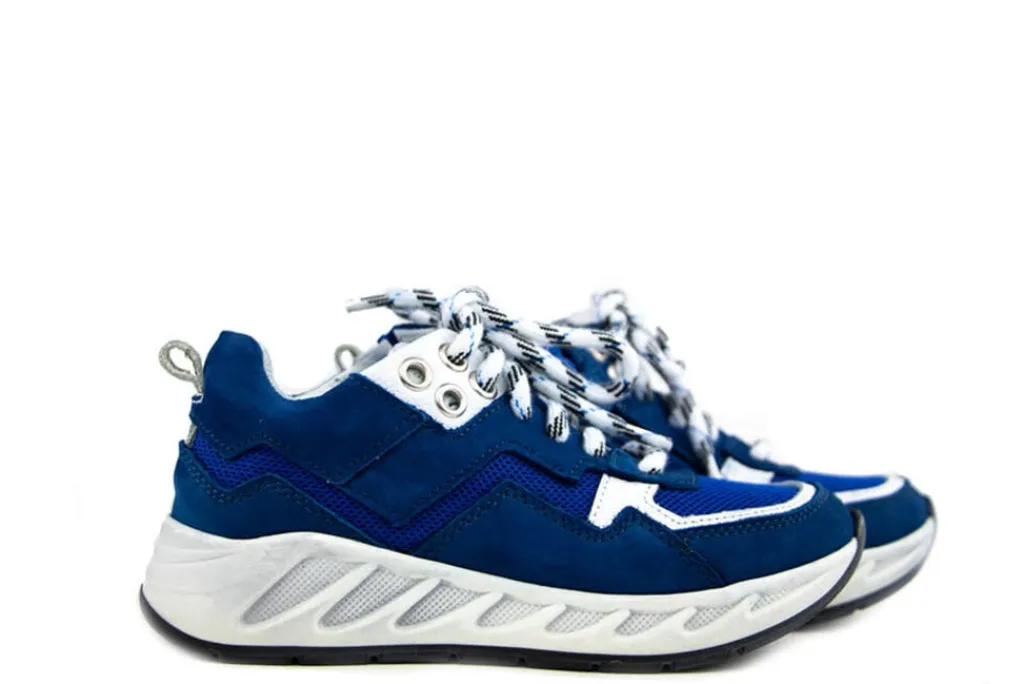 Sneakers^Trackstyle Sneaker Simon Sharp Cobalt