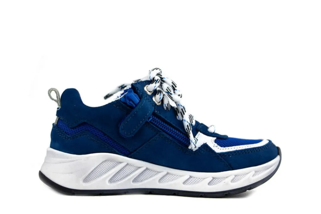 Sneakers^Trackstyle Sneaker Simon Sharp Cobalt