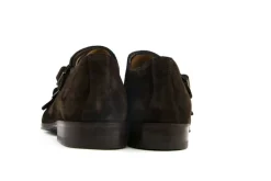 Gespschoenen | Nette Schoenen^Van Bommel Gesp Dark Bruin Suede