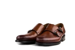 Gespschoenen | Nette Schoenen^Van Bommel Gespschoen Cognac Lizard