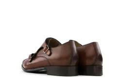 Gespschoenen | Nette Schoenen^Van Bommel Gira 01.00 Dark Cognac
