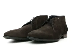 Hoge Veterschoenen | Nette Schoenen^Van Bommel Hoge Veterschoenen Bruin Sella 03.01