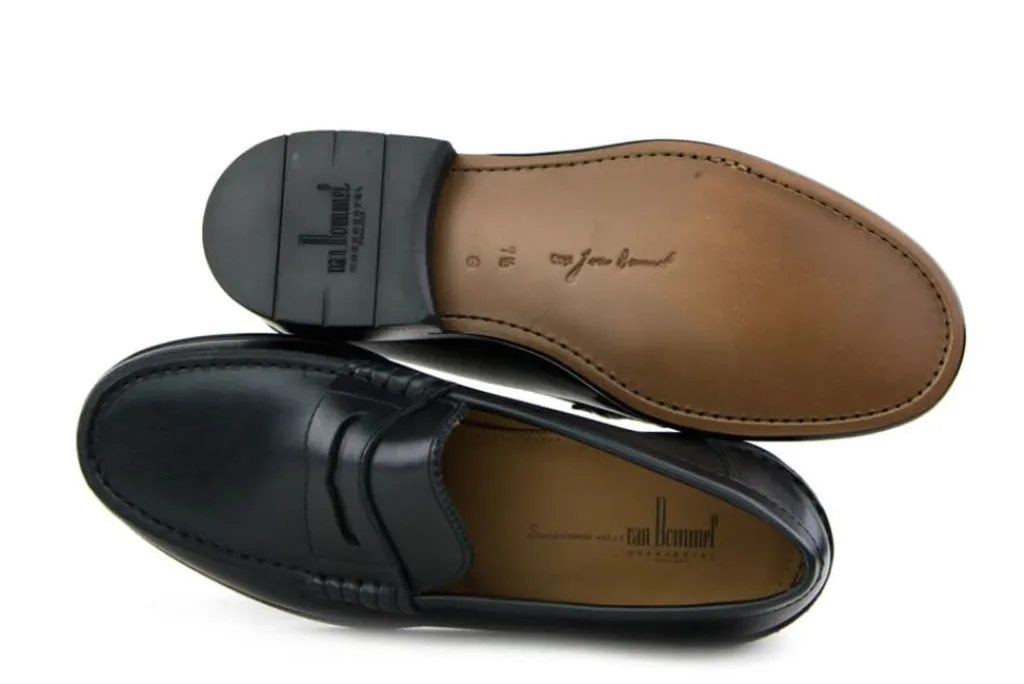 Mocassins | Loafers / Instappers^Van Bommel Mocassins Pull Up Donkerblauw