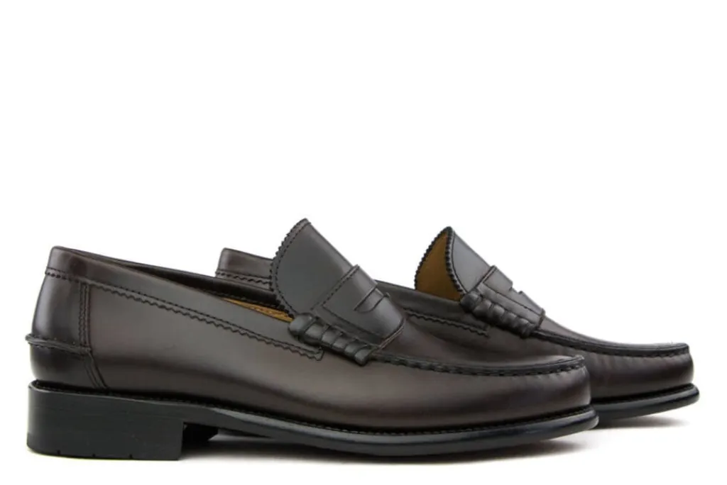 Mocassins | Loafers / Instappers^Van Bommel Mocassins Rood Bruin