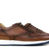 Sneakers^Van Bommel Sneakers Donker Cognac Calf