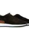 Sneakers^Van Bommel Sneakers Donkerbruin Suede