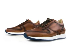 Sneakers^Van Bommel Sneakers Donker Cognac Calf