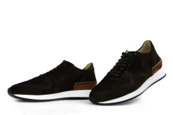 Sneakers^Van Bommel Sneakers Donkerbruin Suede