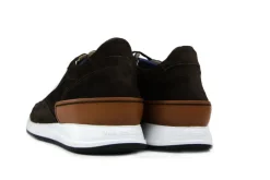 Sneakers^Van Bommel Sneakers Donkerbruin Suede